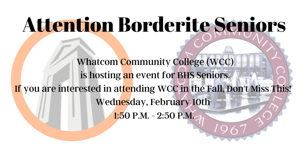 WCC Event for Seniors Feb. 10th
