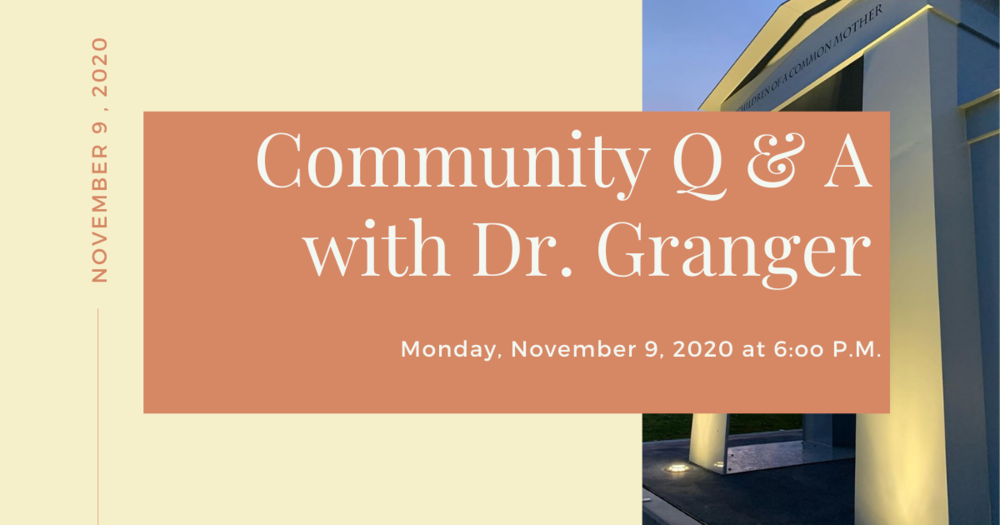 Community Q&A Announcement with picture of Peace Arch