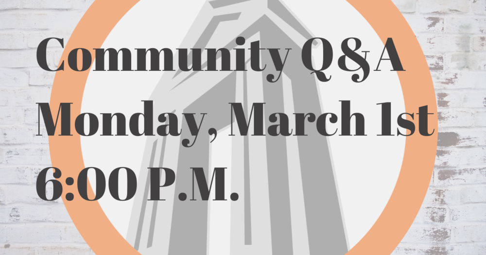 Community Q & A Monday, March 1st, 2021