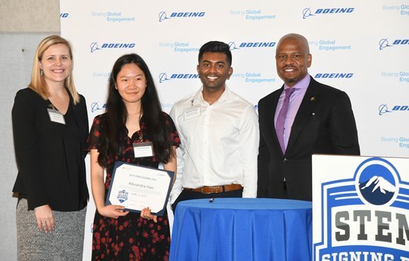 STEM Signing Day at Boeing