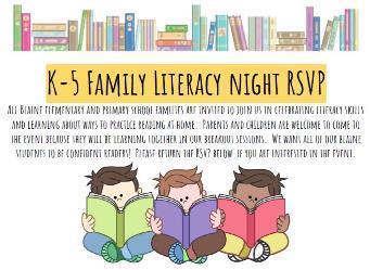 K-5 Family Literacy Night