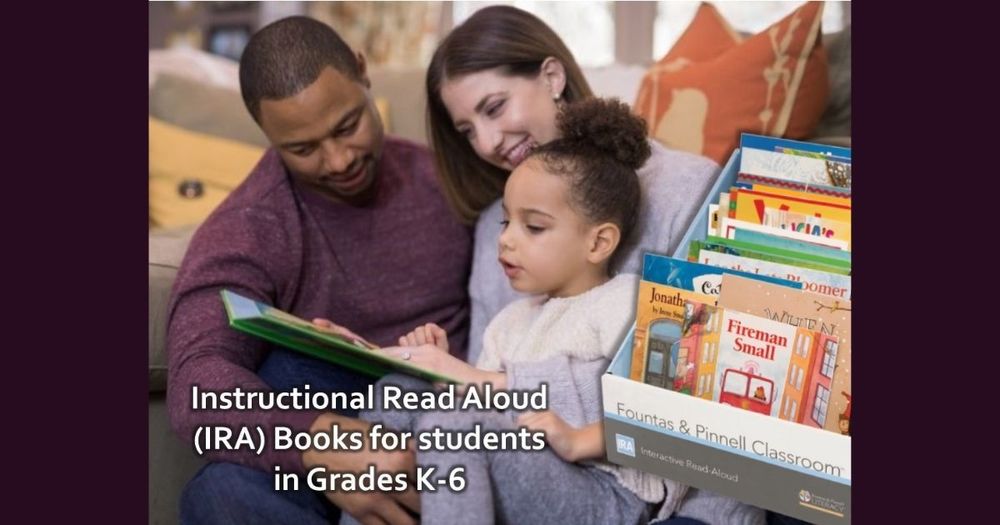 Instructional Read Aloud Books for K-6 Students
