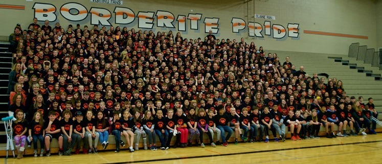 Blaine Elementary School Students Borderite Pride