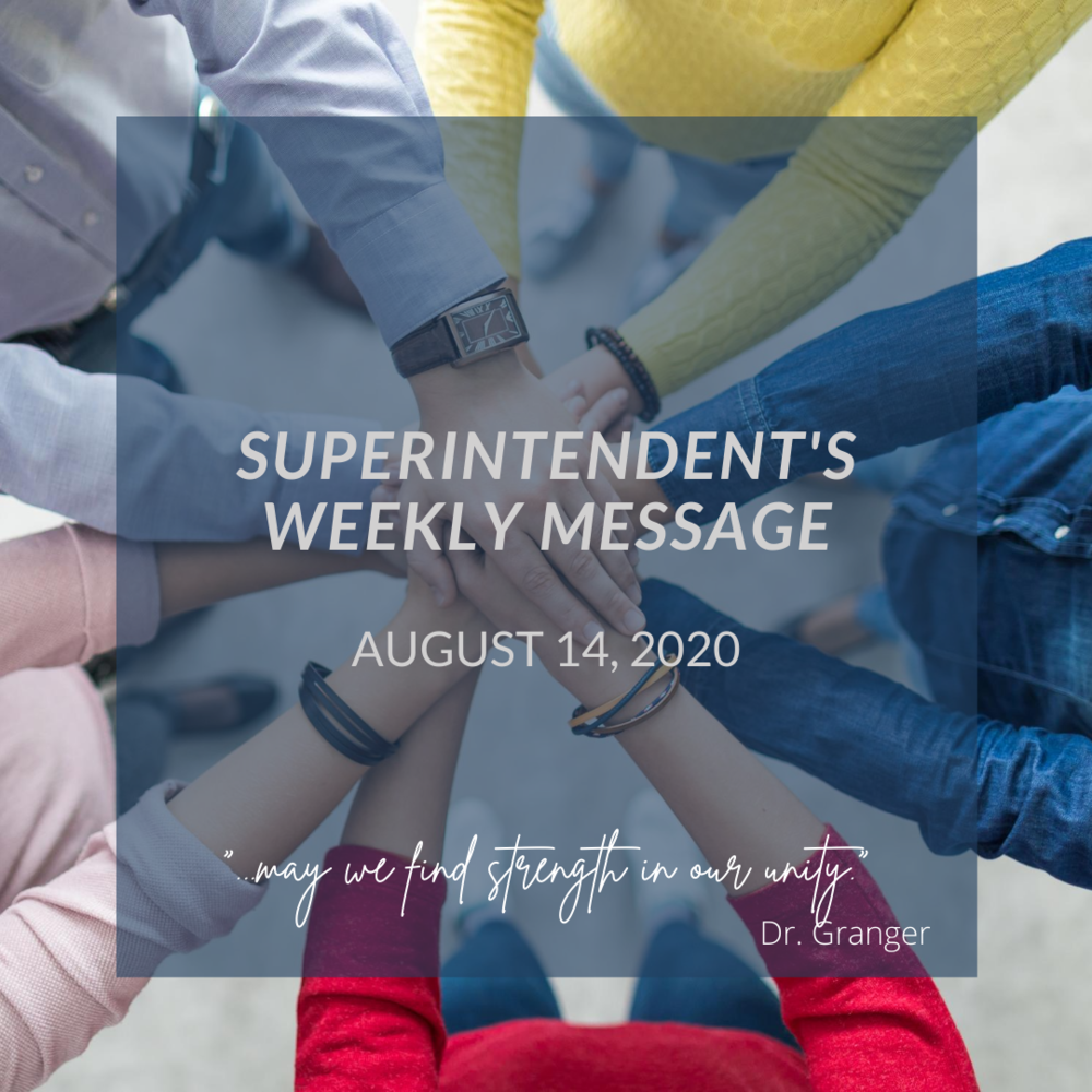 Superintendent's Weekly Message