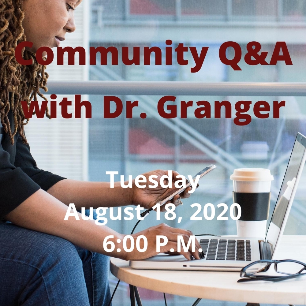 Community Q&A Tuesday, August 18, 2020
