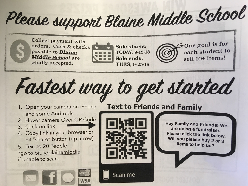 Blaine Middle School Fundraiser
