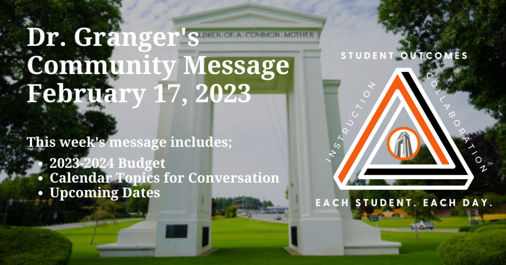 Community Message Feb. 17th