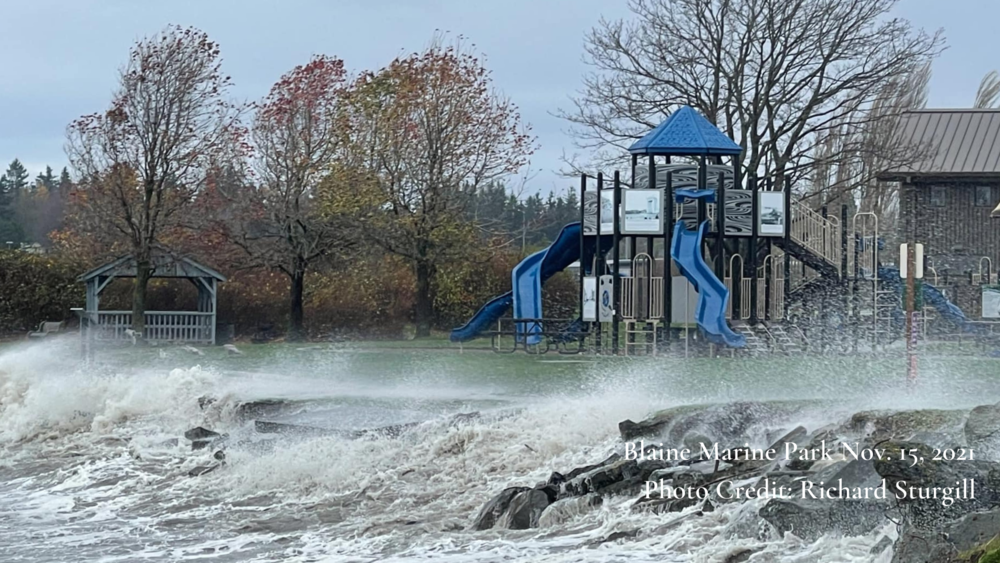Nov. 15th storm Blaine Marine Park
