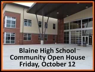 BHS Community Open House on Oct. 12
