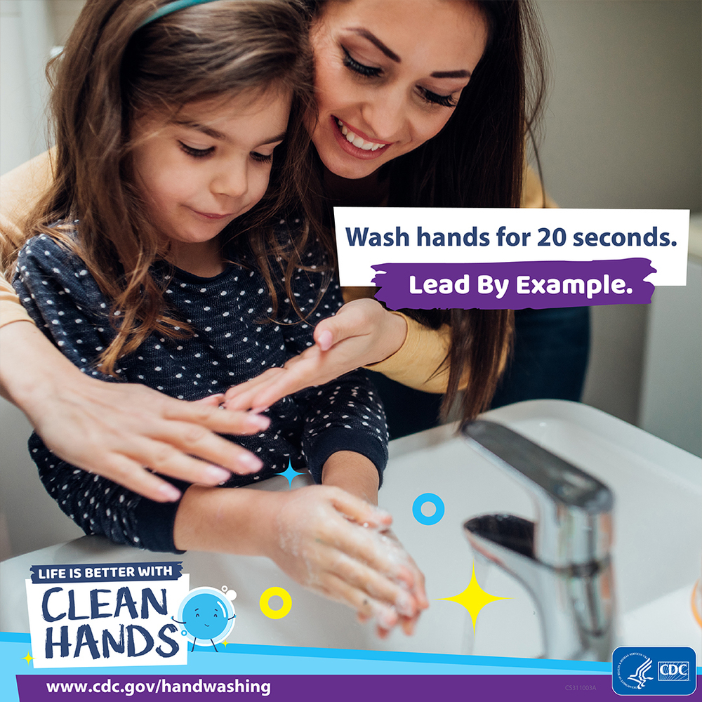 wash your hands for 20 seconds