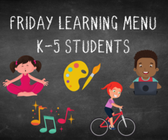 Friday Learning Menu