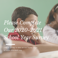 Important Family Survey for 2020-2021 School Year