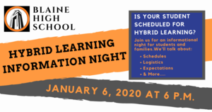 BHS Hybrid Learning Information Night Jan 6th