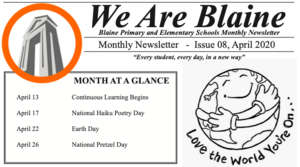 Blaine Primary and Elementary Newsletter
