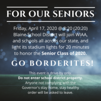 For Our Senior Class of 2020