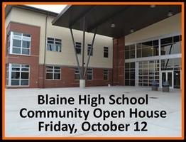 BHS Community Open House on Oct. 12