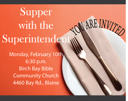 Supper with the Superintendent