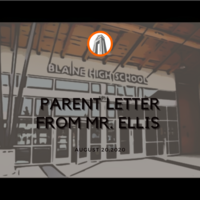 Letter to Parents and Students from Mr. Ellis