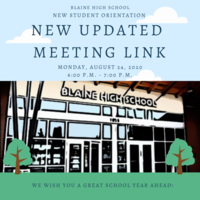 New Meeting Link for BHS Orientation