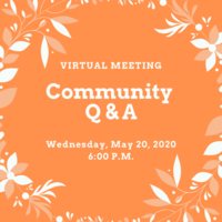 Community Q&A Wednesday, May 20, 2020