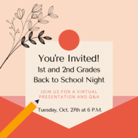 Welcome 1st and 2nd Graders!