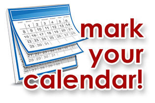 Mark your calendar!